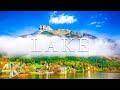 FLYING OVER LAKE (4K UHD) - Relaxing Music Along With Beautiful Nature Videos - 4K Video HD