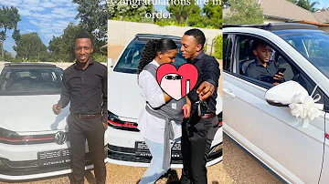 Dr Ziphozenkosi surprised Dumi Mkokstad with a car