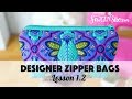 Designer Zipper Bags - Lesson 1.2 Basting the Fabric and Stabilizer