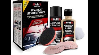 HOLTS HEADLIGHT RESTORATION KIT REVIEW