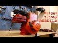 2.50hp Briggs and Stratton engine REBUILD pt. 1!