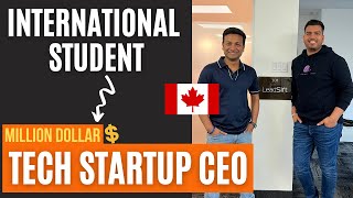 Master's degree dropout to a million dollar Tech Startup in Canada