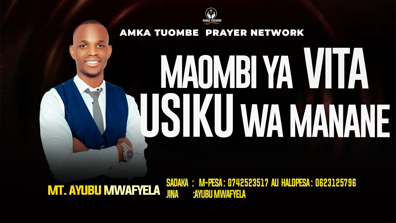 WIKI YANGU IMEBARIKIWA ANZA WIKI NA BWANA  - MAOMBI YA VITA USIKU WA MANANE🪔