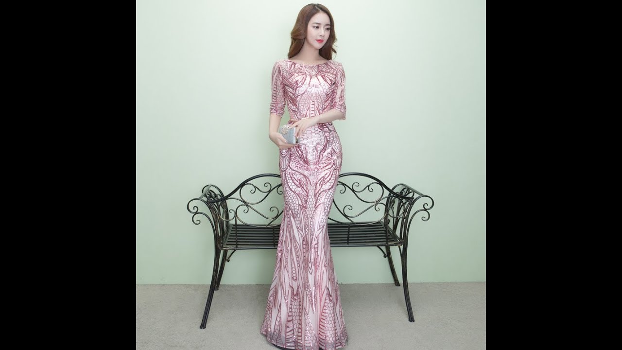 แบบ ชุด ราตรี สวย ๆ New 2022 รวมแบบ ชุดราตรีสีชมพู ชุดออกงานสีชมพู ชุดไปงานแต่งสีชมพู สวยๆน่ารักเรียบหรู YT015