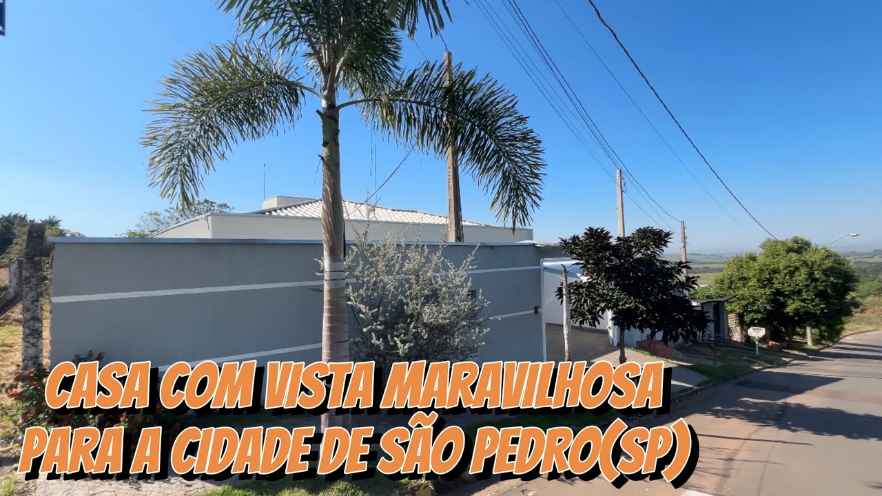 ✅VENDIDA✅CASA COM LINDA VISTA PARA A CIDADE DE SÃO PEDRO (SP) VENDE-SE