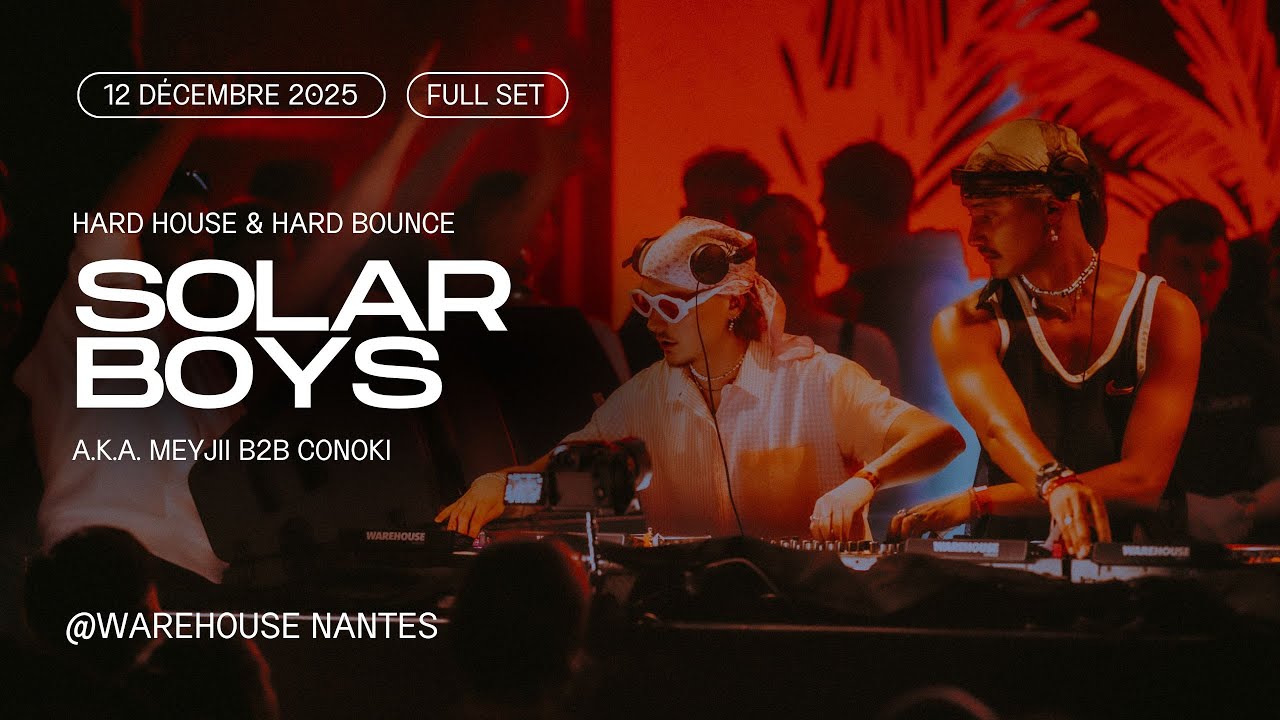 SOLAR BOYS at Warehouse, in Nantes, France for Nantes Rave Techno W/ Vladimir Cauchemar