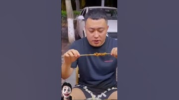 cara makan sate kuda #shorts #video lucu