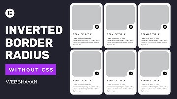 Amazing Inverted Border Radius in Elementor Without Any Code