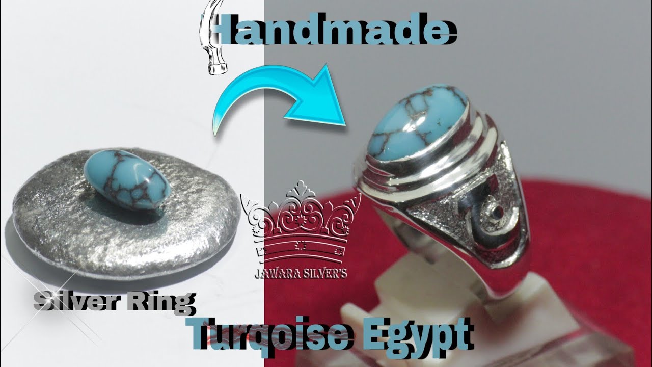 Miracle Of Egypt Stone - Making Silver Ring For Men