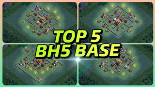 BUILDER HALL5 (BH5) BASE | BH5 BASE COPY LINK - CLASH OF CLANS