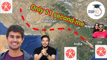 How to create map animation like study IQ dhruv Rathee #dhruvrathee #studyIQ