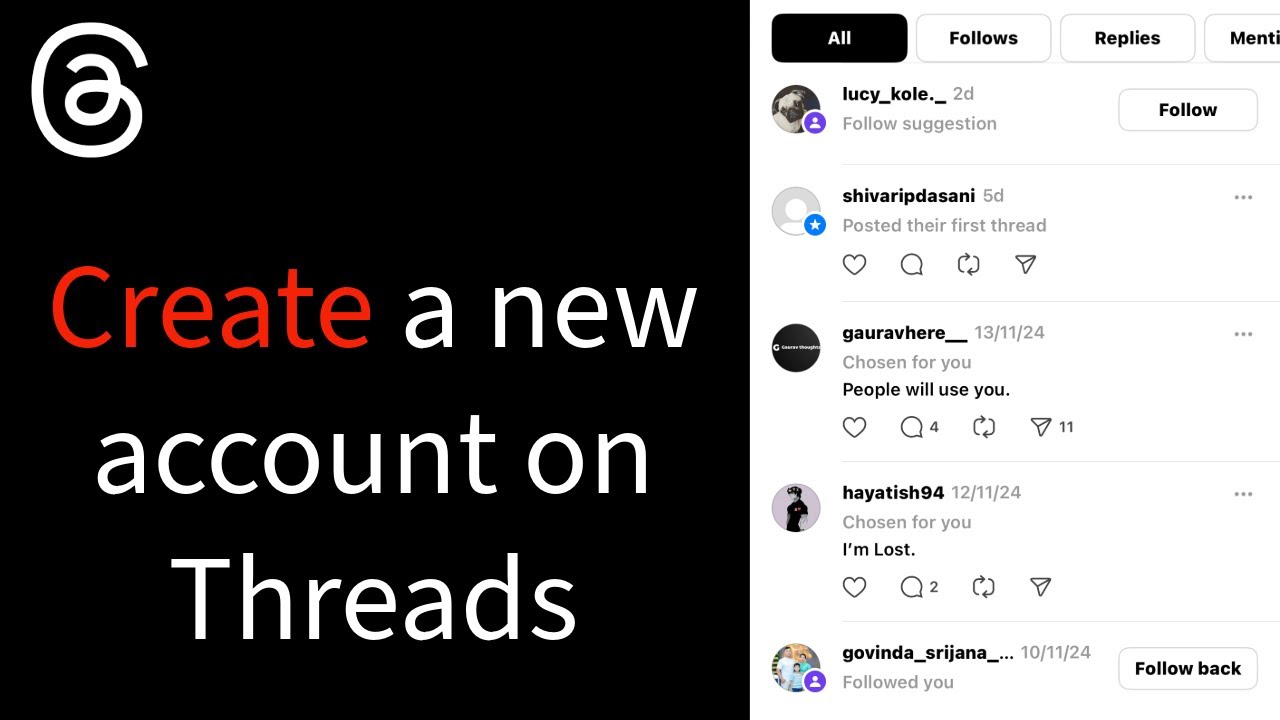 Thread Sign Up Flow How to Sign up and Create a New Account on Threads? 2024 - YouTube