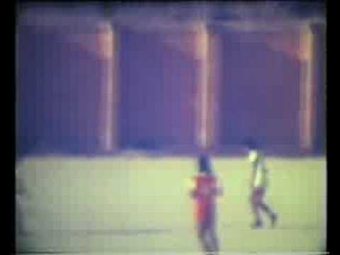 This video footage shows the 1974 decider against Victoria Hotspurs. It was originally shot by Mr Joe Mailak using a colour reel video camera and was later donated to the Ghajnsielem Football Club. The 1973/74 league championship was won and lost on Saturday June 8, 1974. The marvellous goal scored by Frans Magro three minutes from the end in the league decider between Ghajnsielem and Victoria Hotspurs, not only confirmed the Blacks' supremacy for the fifth year running, but also brought to a close the most memorable season in Club history. In this season Ghajnsielem swept all three main competitions that were organized by the GFA, established a record for consecutive championships, equalled the record for most championships won achieved earlier by the Salesian Youths and Victoria Hotspurs, and was the first club in Gozo which dared to challenge a foreign team on the field of play. Above all, this success was achieved after eight players from the 1972/73 championship winning team were taken away by emigration, misfortune and intrigue inspired by other clubs.