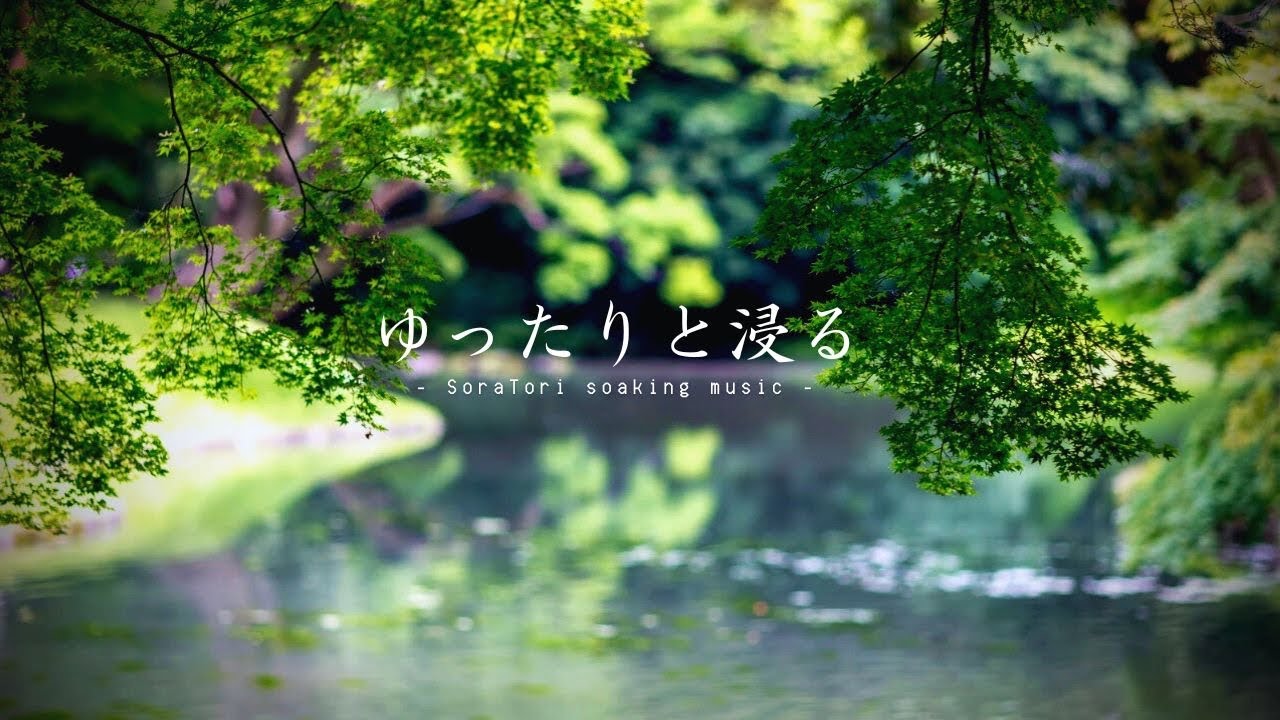 【黙想用】せせらぎにたゆたうピアノ｜木々と風の音に包まれて｜環境音BGM（3時間）