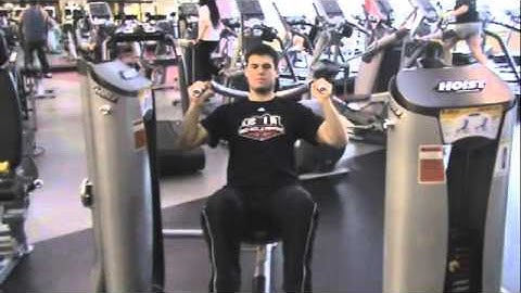 How to use the Hoist Seated Shoulder Press at the ASU Red WOLF Center