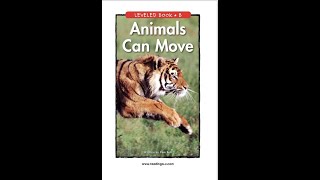 Animals Can Move - A-Z Leveled Book B2 (English)