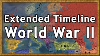 EU4 - Extended Timeline World War 2 1939 Start - AI only Timelapse 1939 to 2023