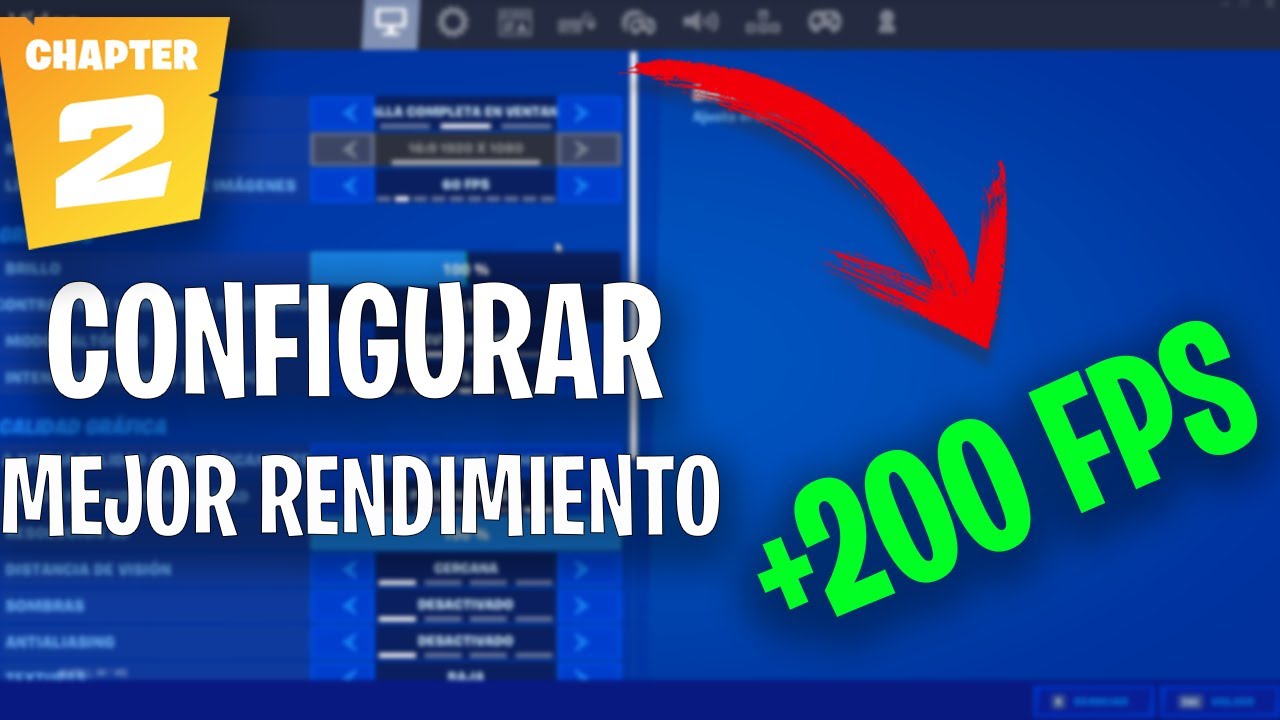 Como CONFIGURAR tu PC Para TENER el MEJOR RENDIMIENTO en ⭐ FORTNITE ⭐ ...