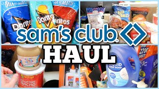SAM'S CLUB HAUL | Monthly Sam's Club Stock-Up Haul | Meat, Snacks, New Finds