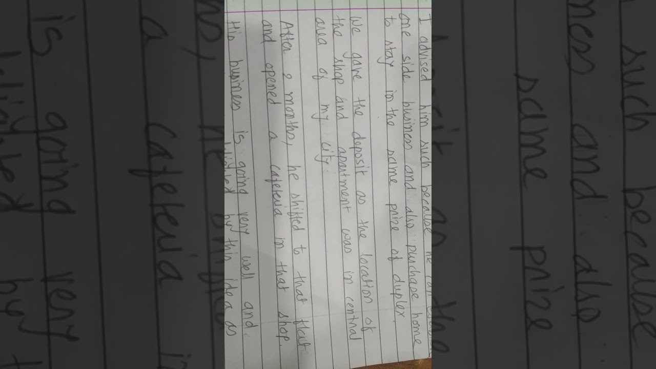 Talk about a time when you gave advice to someone