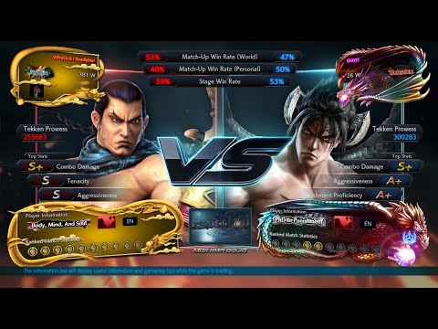 GHOST (Devil Jin) vs WProClick (Feng) Tekken 7 - Ranked Match