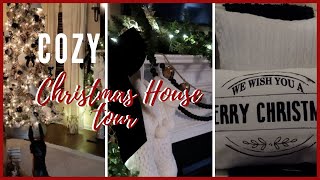 COZY NIGHT TIME CHRISTMAS HOUSE TOUR 2021\/ UNEXPECTED DISASTER