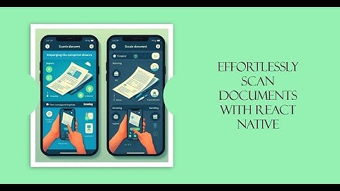How to do Document Scanning in react native