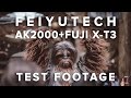 Feiyutech AK2000 + Fuji XT3 4K 60FPS Test Footage