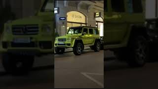 Mercedes g-Klasse 4x4 hoch 2 + BMW M2 ?? clean green LOL