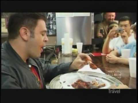 MJMS- Man Vs Food 420 Cafe Hot Wings 091609