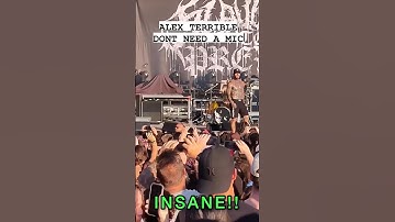 Alex Terrible No Mic Needed (Slaughter to Prevail)