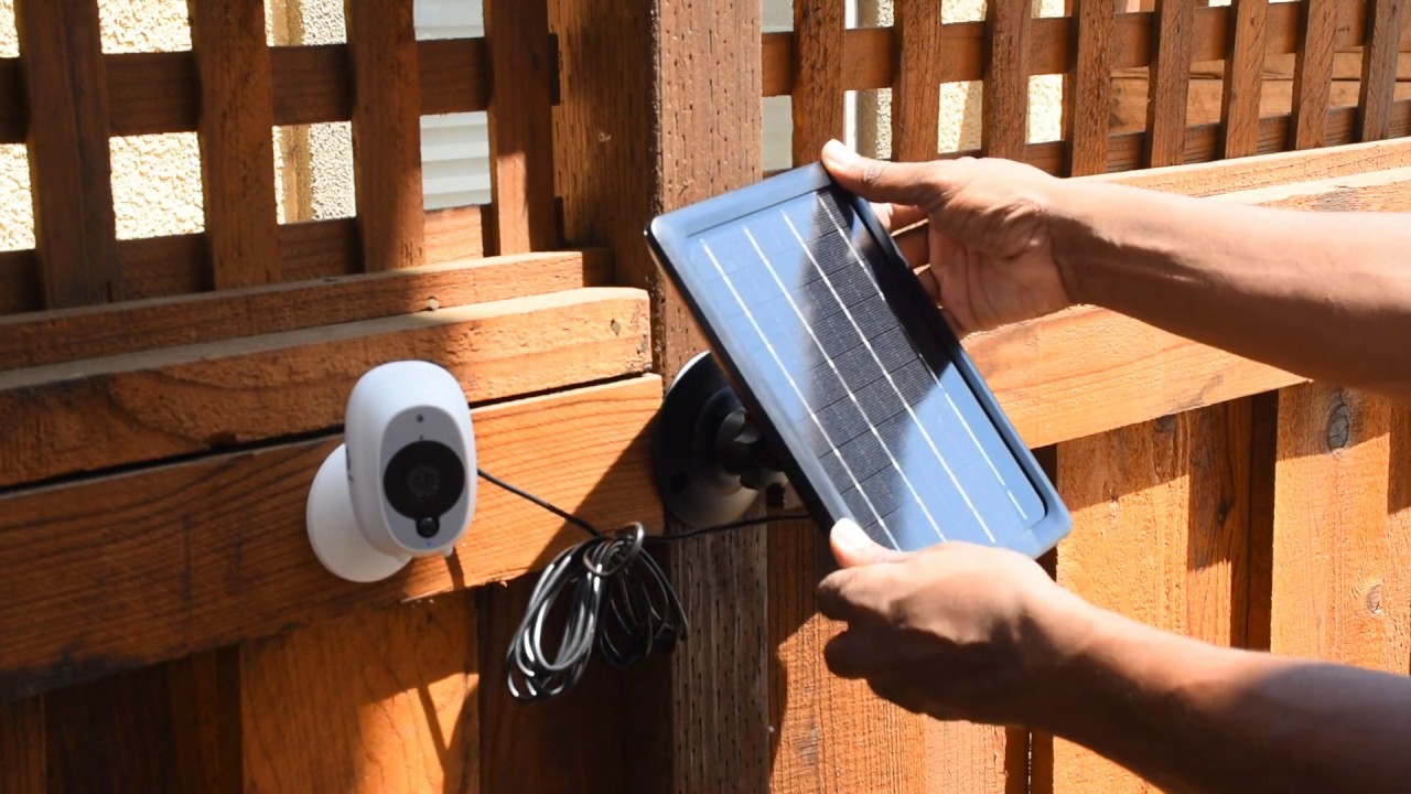 swann solar powered security camera