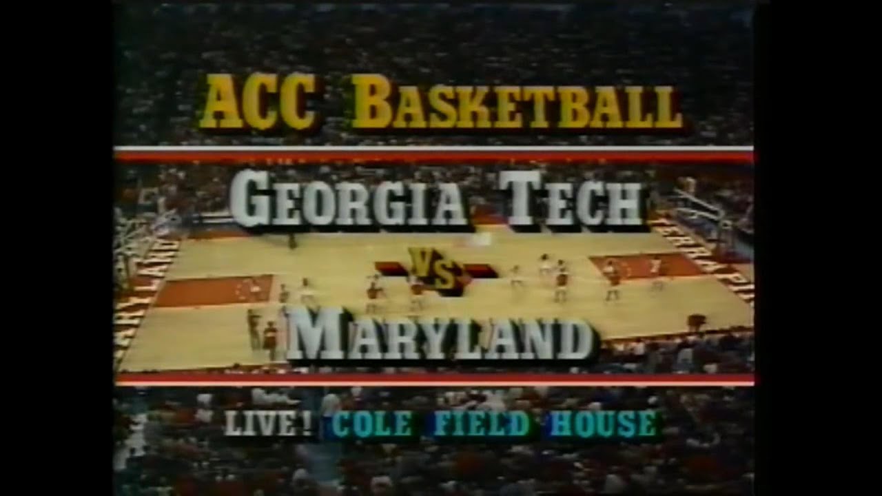1986-02-22 Georgia Tech Yellow Jackets vs Maryland Terrapins - YouTube