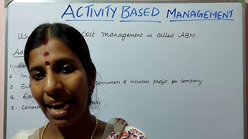 ACTIVITY BASED MANAGEMENT