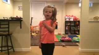 6 Year Old Norah singing Broadway Baby