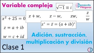 Complex variable. Class 1.