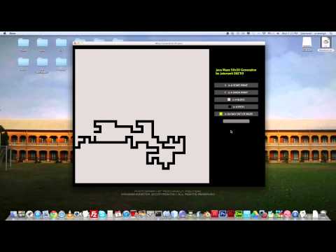 Maze 50x50 Generation Java