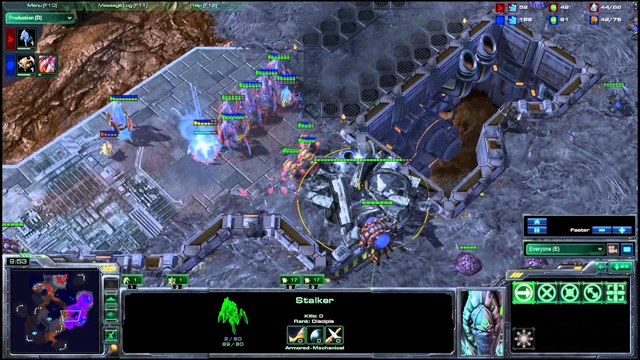 HD Starcraft 2 Spanishiwa v AllDay