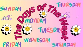 The story of the seven days of the week /Kids learning video along with nursery rhymes song