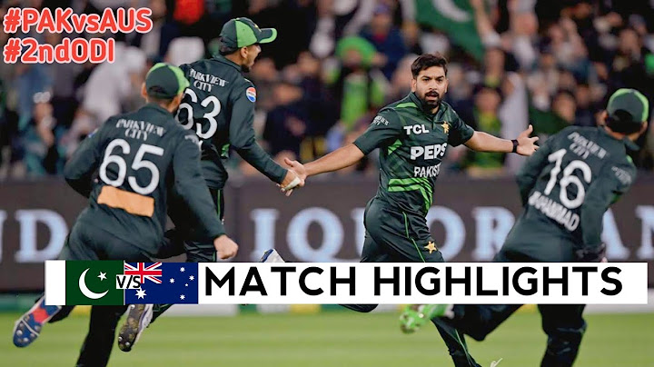 Pakistan vs Australia 2nd ODI Highlights 2024 | PAK vs AUS 2024 | PAK vs AUS 2nd ODI Highlights 2024