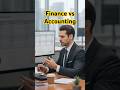 Finance versus Accounting | Career choice? #mba #frm #cfaexam #economics #finance #commerce #banks