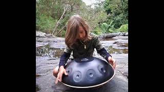 10 year old Handpan Prodigy - Sunnisessionz plays his own composition 'Delusion' screenshot 1