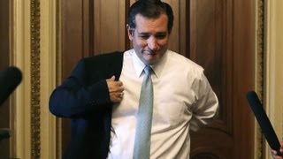 Ted Cruz Fills Few Hours Of Marathon Speech With Rousing Pro-Obamacare Argument