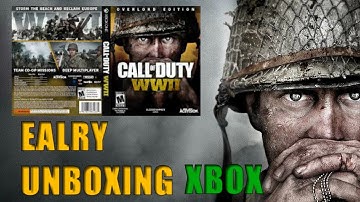 CALL OF DUTY WORLD WAR 2 EARLY UNBOXING AND GAMEPLAY (XBOX)