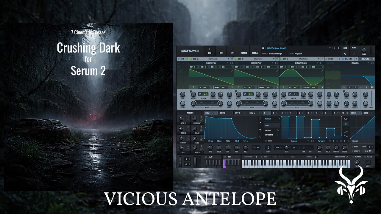 Free Xfer Records Serum 2 Presets | Vicious Antelope – Crushing Dark