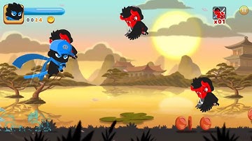 Ninja Dash - Shinobi Warrior: Run, Jump & Slash - World 1 | Gameplay