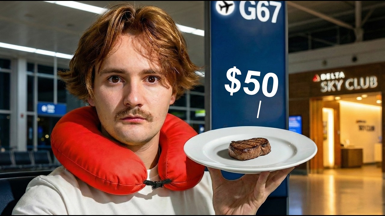 I Survived on Airport Food for 24 Hours