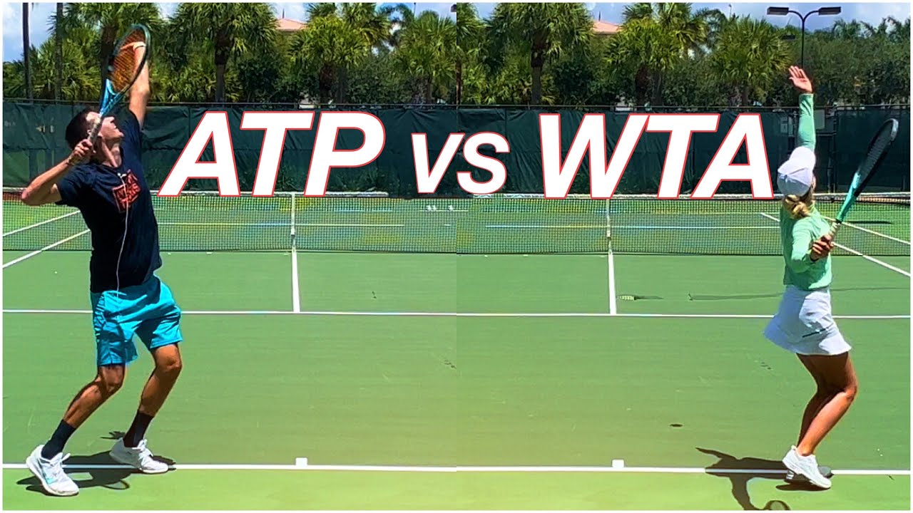 The BIGGEST Difference Between Mens and Womens Professional Tennis ATP vs WTA