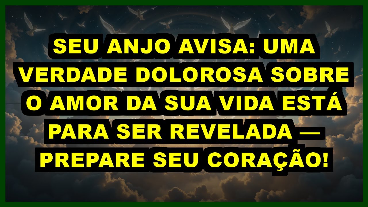🔥 SEU ANJO AVISA: UMA VERDADE DOLOROSA SOBRE O AMOR DA SUA VIDA ESTÁ PARA SER REVELADA — PREPARE SEU
