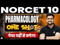 Pharmacology ONE SHOT | NORCET 10 Most Expected MCQ Questions | NORCET 10 Exam Preparation